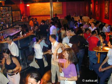 Salsa dancing at Havana Club, Vienna
